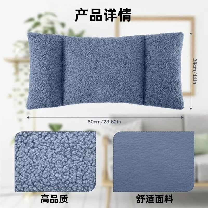 Coussin lombaire ergonomique molletonné confort dos