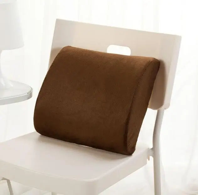 Coussin lombaire Mousse Mémoire Soutien Ergonomique Bureau Maison