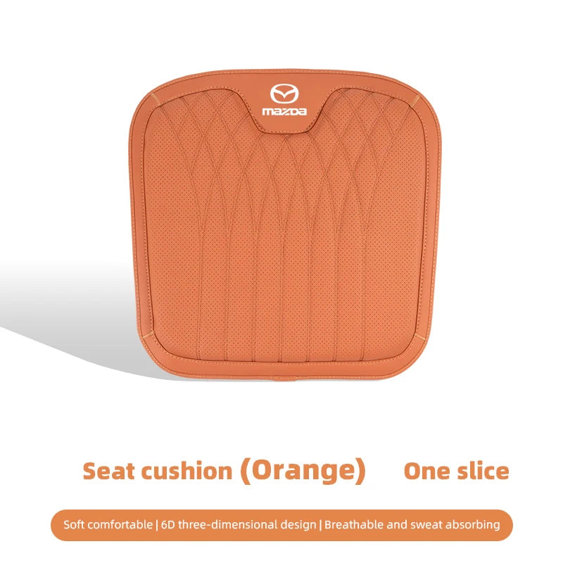 Coussin lombaire cuir soutien ergonomique voiture.