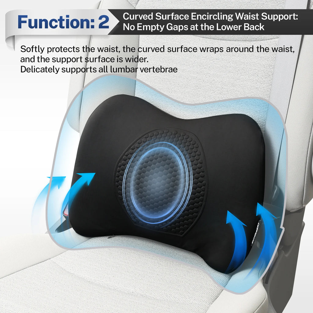 Coussin lombaire ergonomique Gel Mémoire de Forme