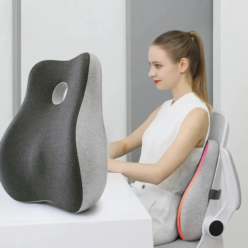Coussin lombaire ergonomique mousse mémoire 4D