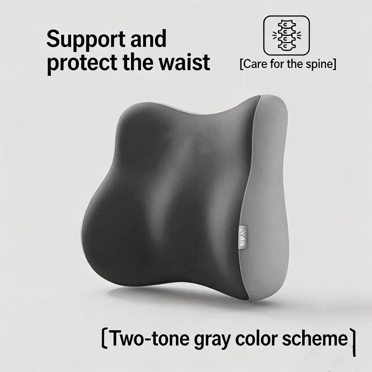 Coussin lombaire ergonomique mousse mémoire assise douleur