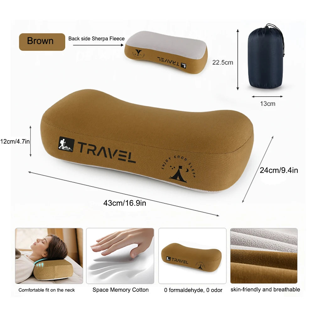 Coussin lombaire Oreiller Voyage Mémoire de Forme