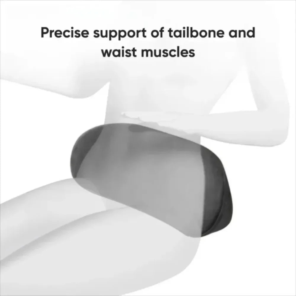 Coussin lombaire voiture ergonomique mousse mémoire.