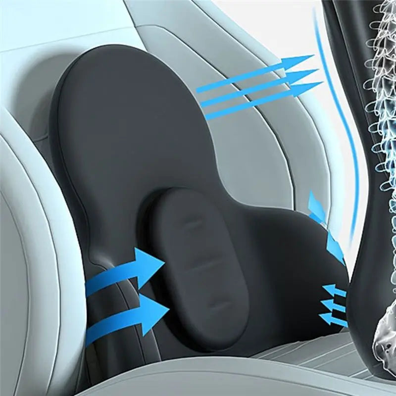 Coussin lombaire Ergonomique Mousse Mémoire Confort Soutien