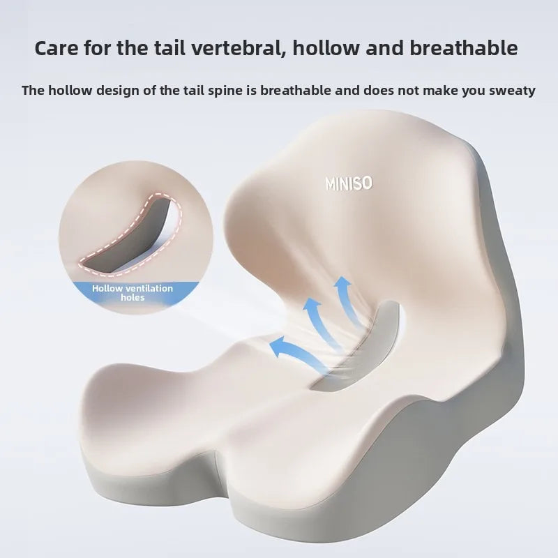 Coussin lombaire Ergonomique Bureau Mousse Mémoire Confort