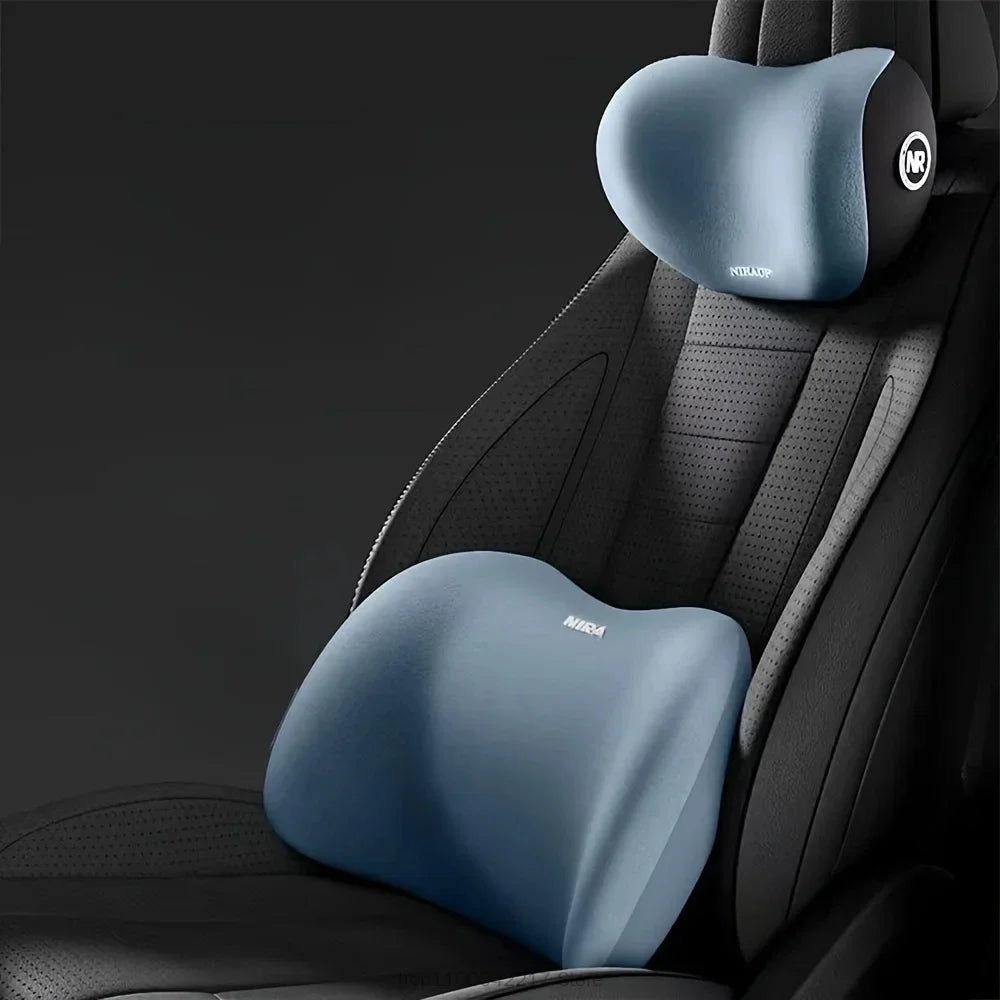 Coussin lombaire et tête voiture ergonomique confort