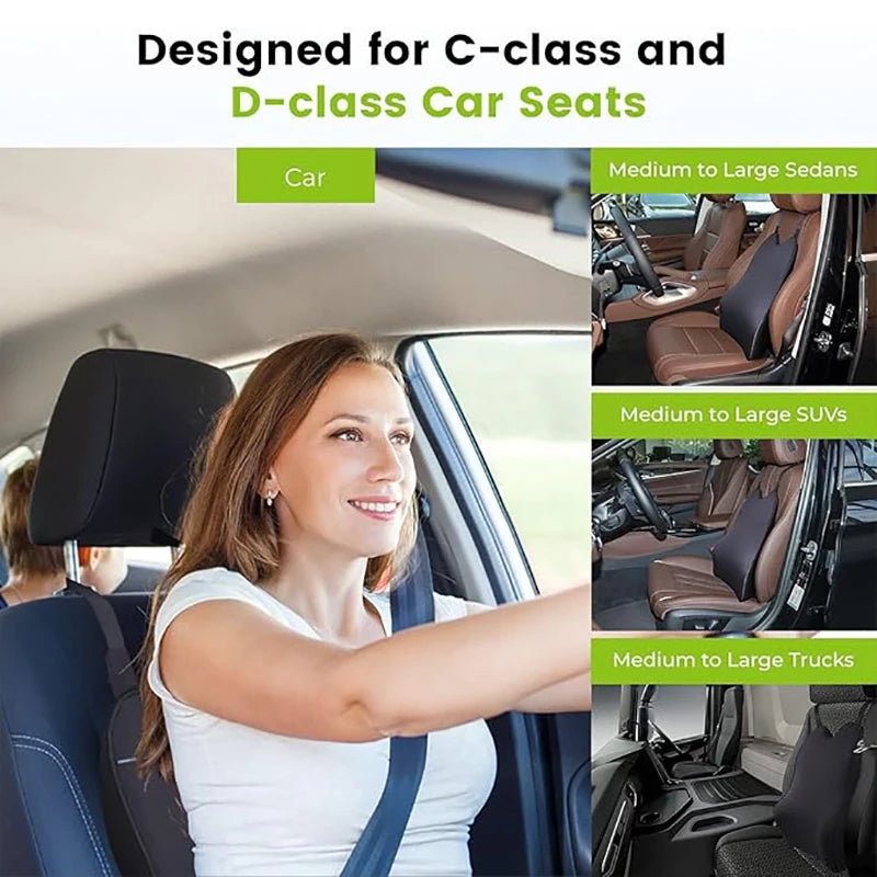 Coussin lombaire ergonomique posture bureau voiture