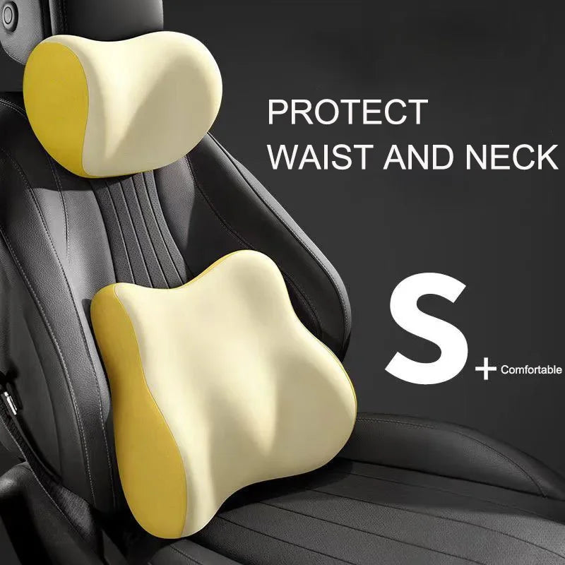 Coussin lombaire confort nuque mémoire forme voiture