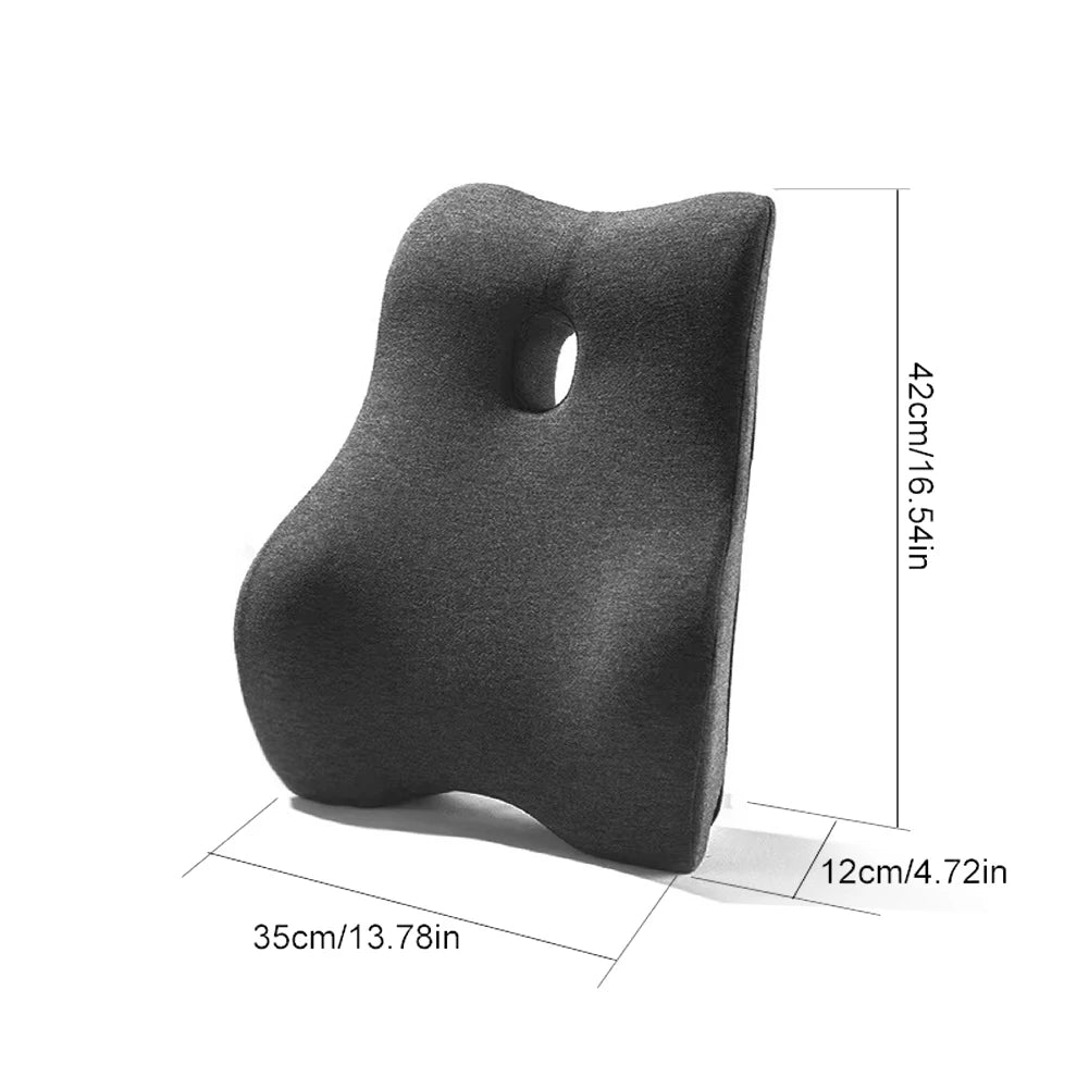 Coussin lombaire ergonomique mousse mémoire soutien dos