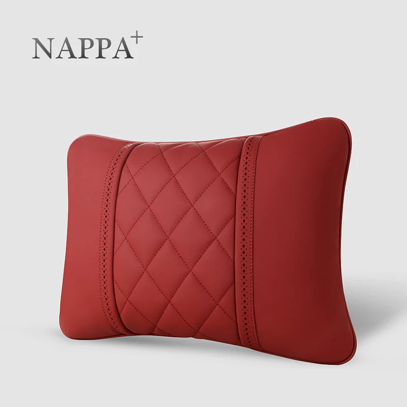 Coussin lombaire appui-tête Nappa luxe auto