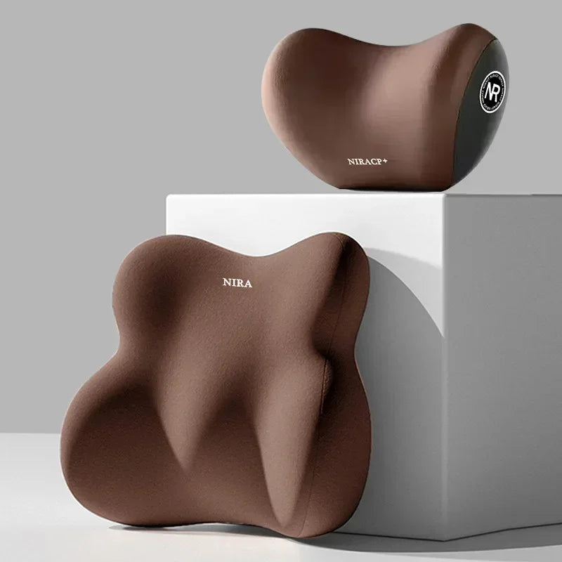 Coussin lombaire auto mémoire forme confort nuque