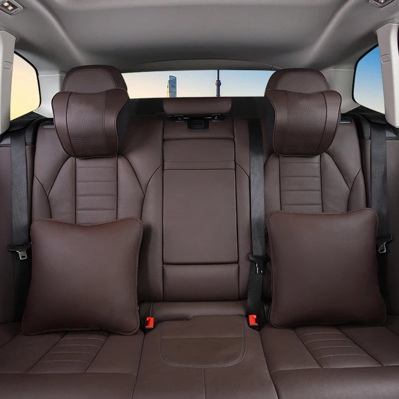 Coussin lombaire Soutien Confort Cuir PU Voiture