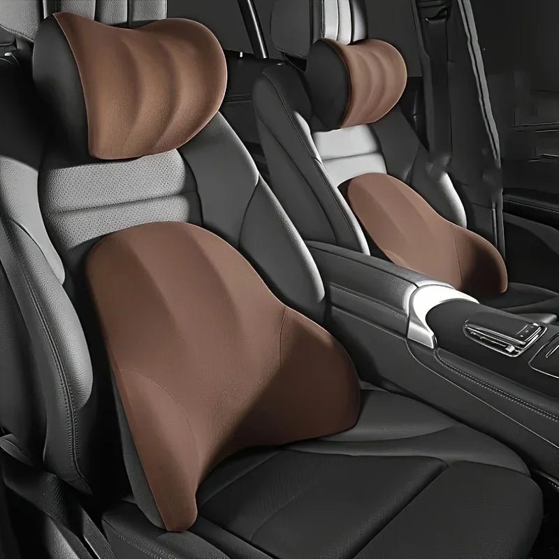 Coussin lombaire mémoire de forme voiture ergonomique.