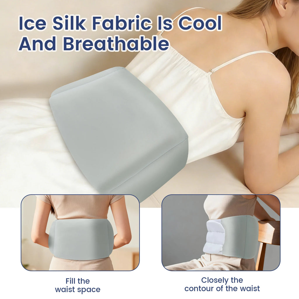 Coussin lombaire ergonomique 360° confort optimal.