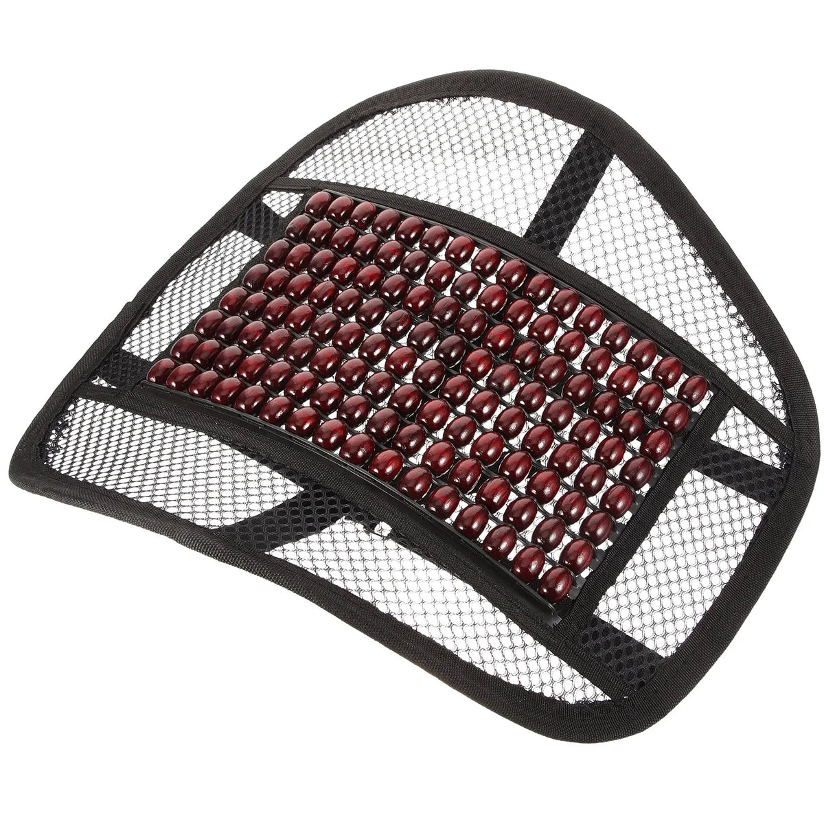 Coussin lombaire Ergonomique Perles Bois Voiture Bureau