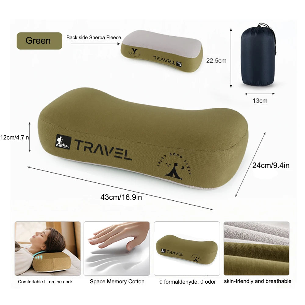 Coussin lombaire mousse mémoire voyage ergonomique