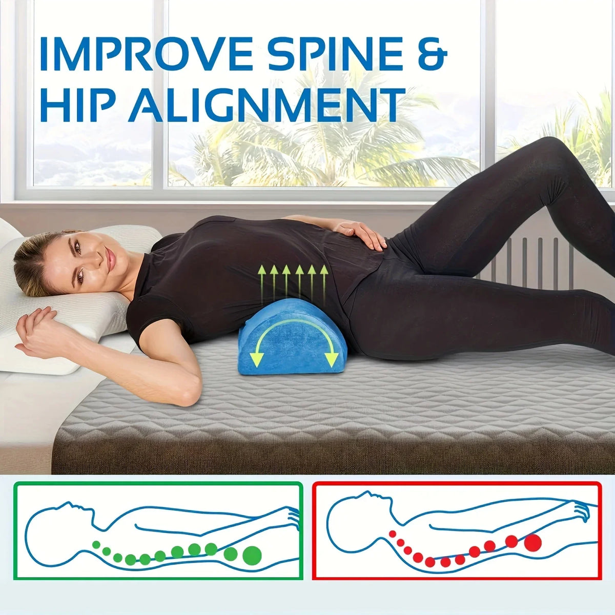 coussin lombaire nuit