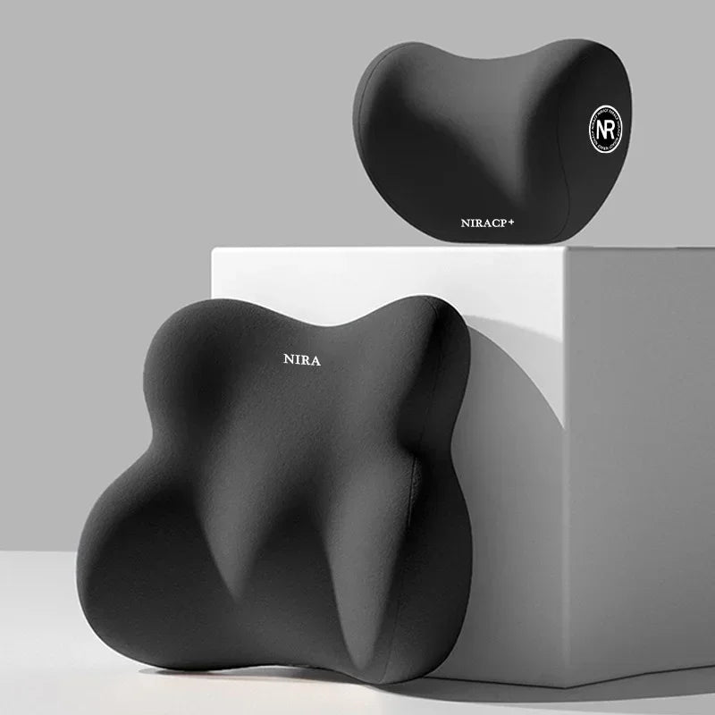 Coussin lombaire auto mousse mémoire forme appui-tête