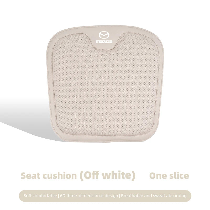 Coussin lombaire cuir soutien ergonomique voiture.