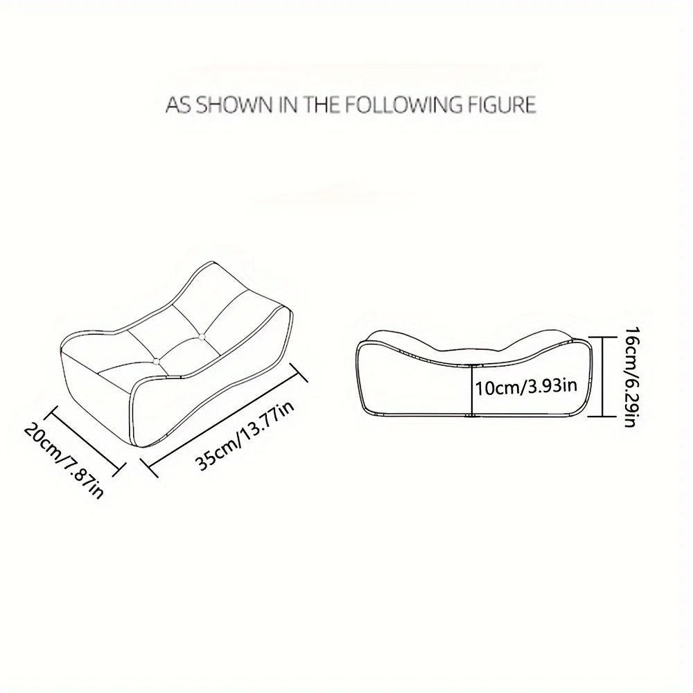 Coussin lombaire ergonomique massage pour canapé.