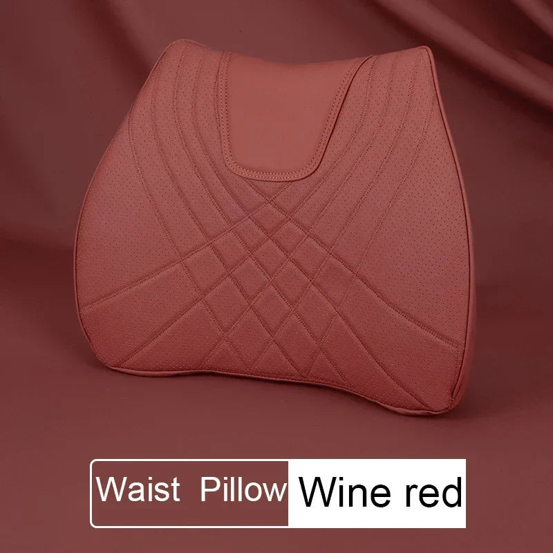 Coussin lombaire appui-tête Mercedes Cuir Nappa ergonomique