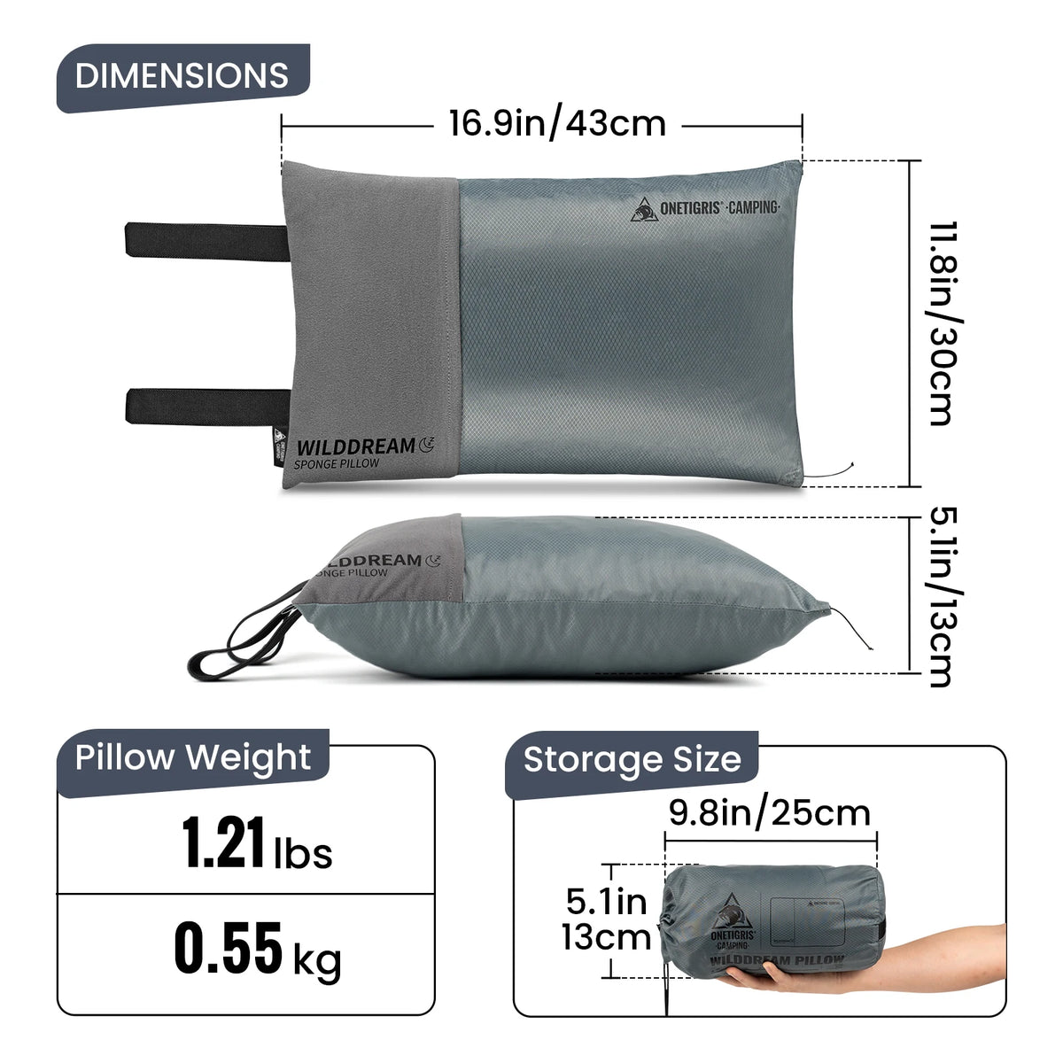 Coussin lombaire ergonomique ultraléger confort nomade