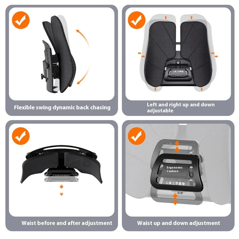 Coussin lombaire ergonomique soulage douleurs dos