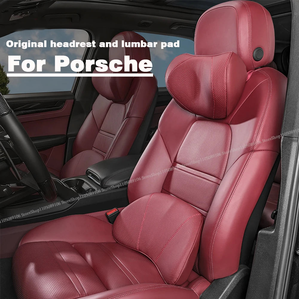 Coussin lombaire Porsche ergonomique nuque confort