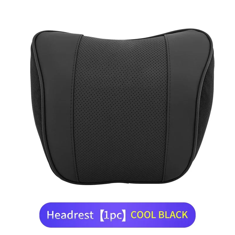 Coussin lombaire et cervical cuir voiture ergonomique confort