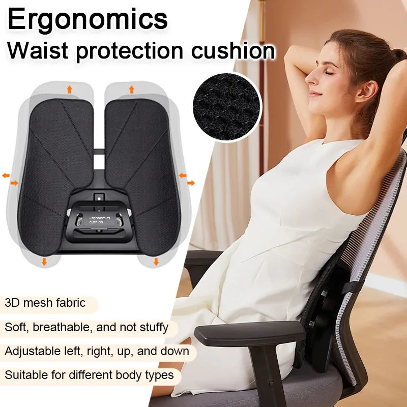 Coussin lombaire ergonomique soulage douleurs dos