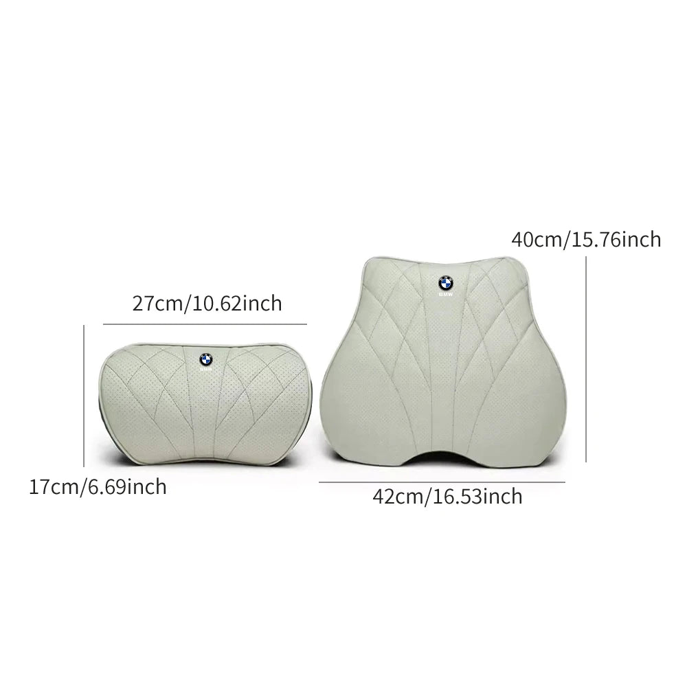 Coussin lombaire BMW Confort Mousse Mémoire Cuir