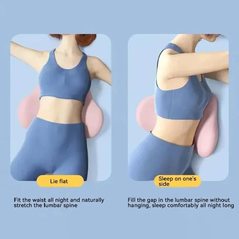 Coussin lombaire ergonomique soutien mémoire forme nuit