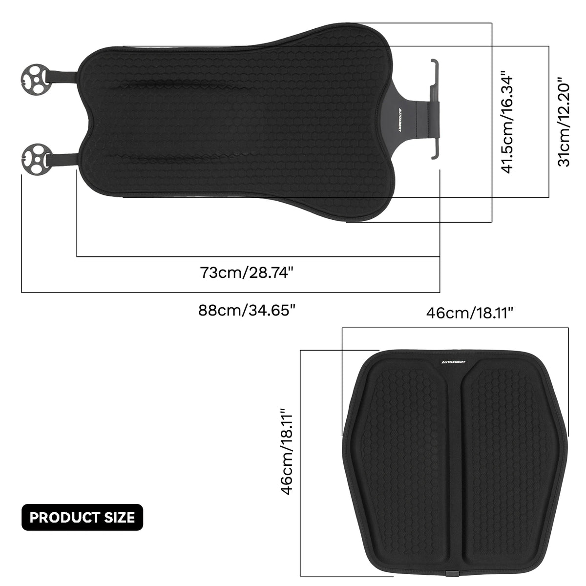 Coussin lombaire Gel Ergonomique Soulage Douleurs Dos