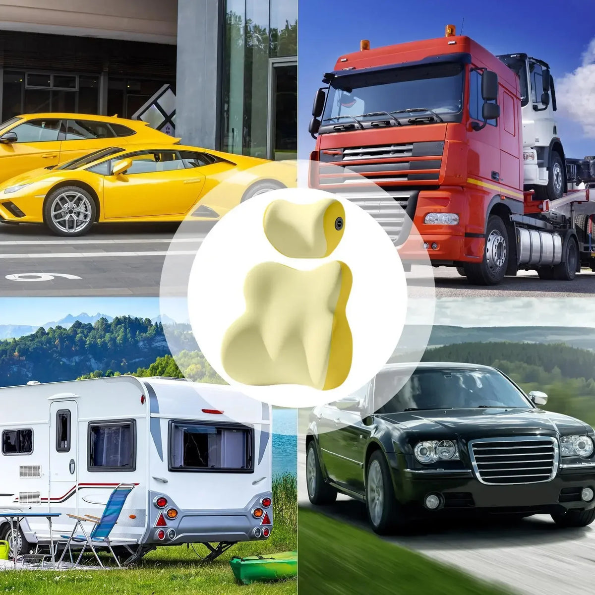 Coussin lombaire confort nuque mémoire forme voiture